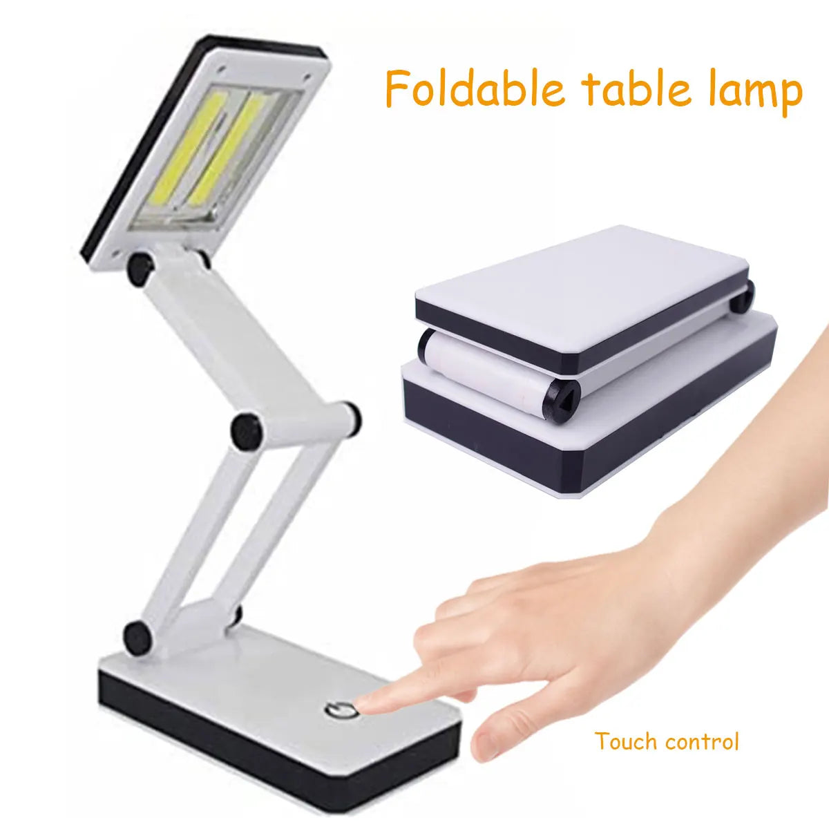 Lampe Bureau Pliable Portable USB/Batterie - Tactile Gradation Protection Yeux