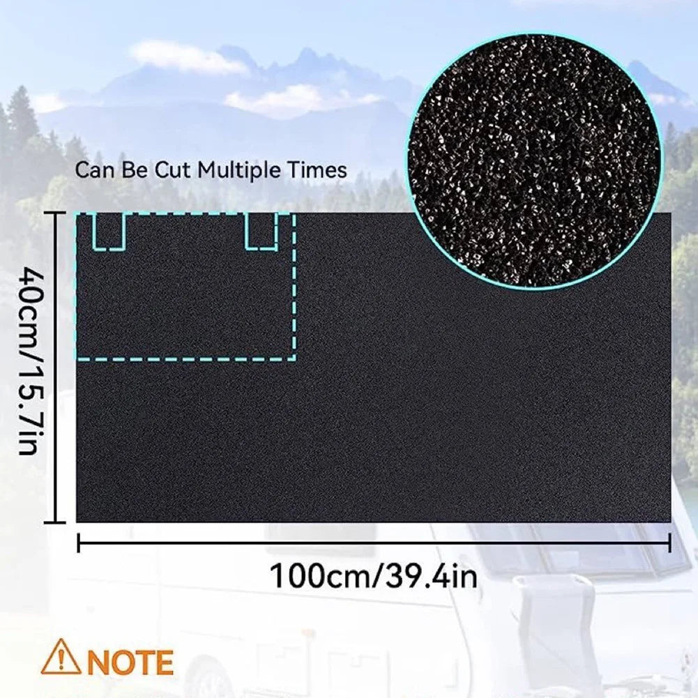 Filtre Climatisation Carbone Actif 100x40cm - Éponge Purificateur d'Air