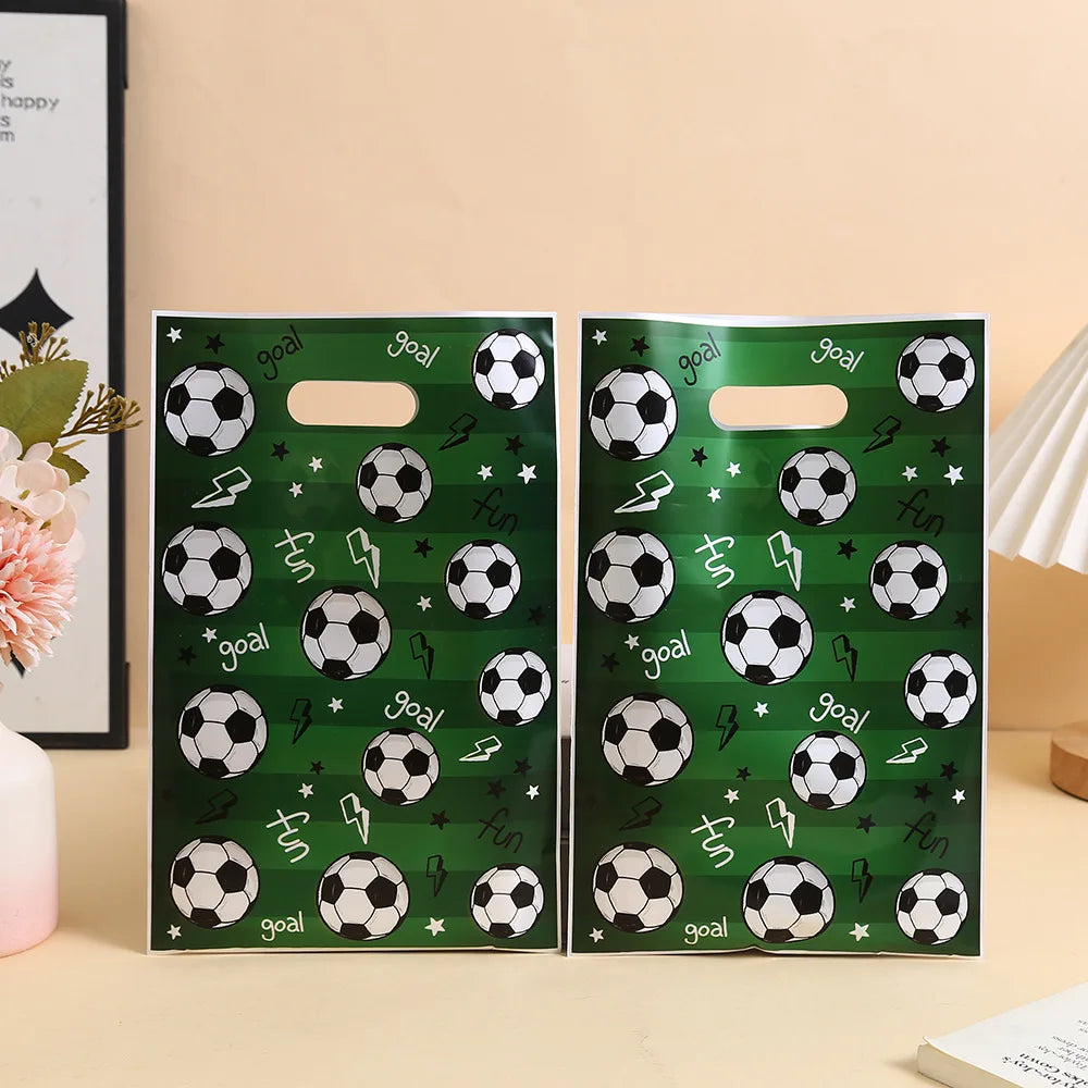 Sacs Cadeaux Football 10/20/50pcs - Plastique Thème Soccer Anniversaire Enfants