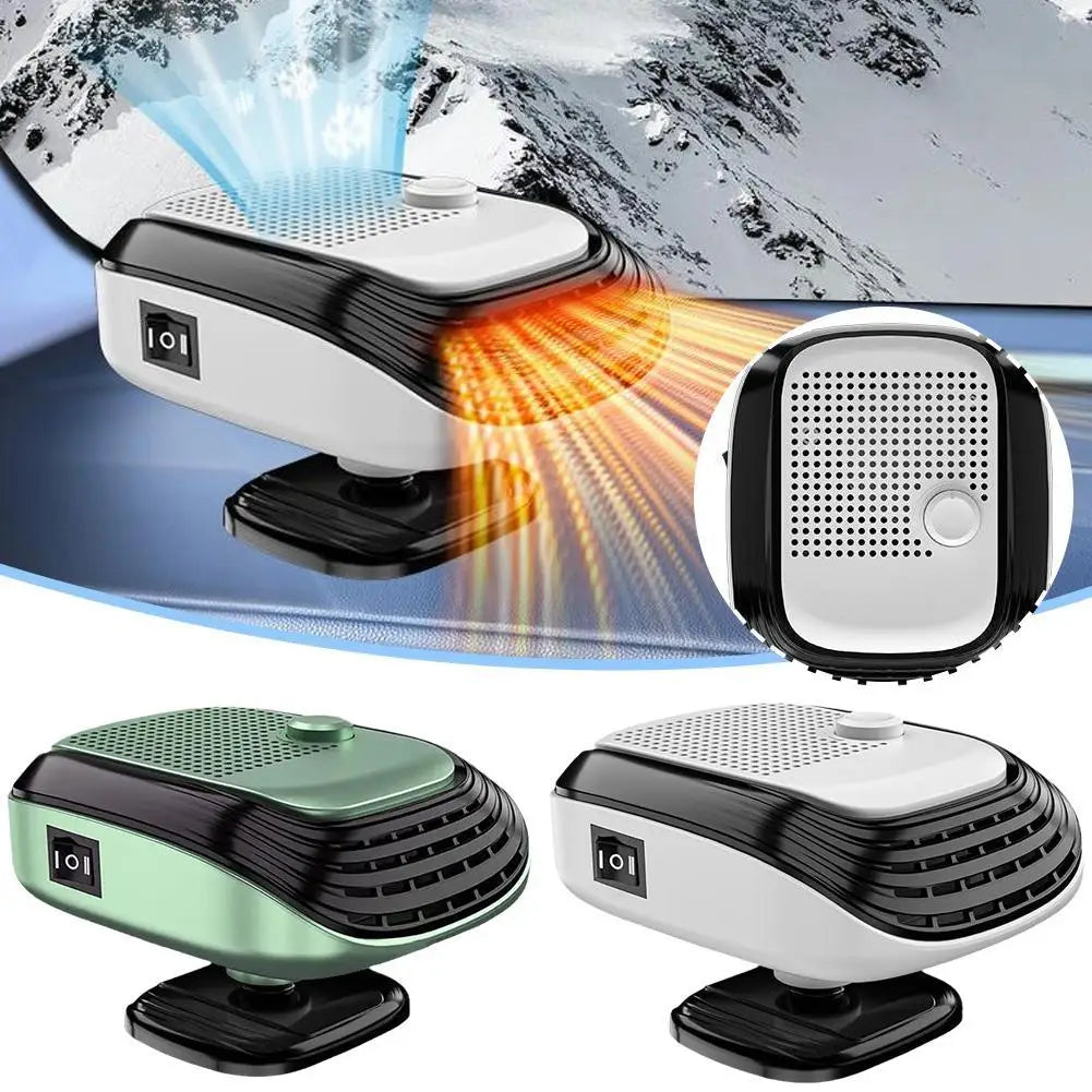 Chauffage Voiture 150W 12V/24V ABS - Dégivreur Déembueur Portable Camion
