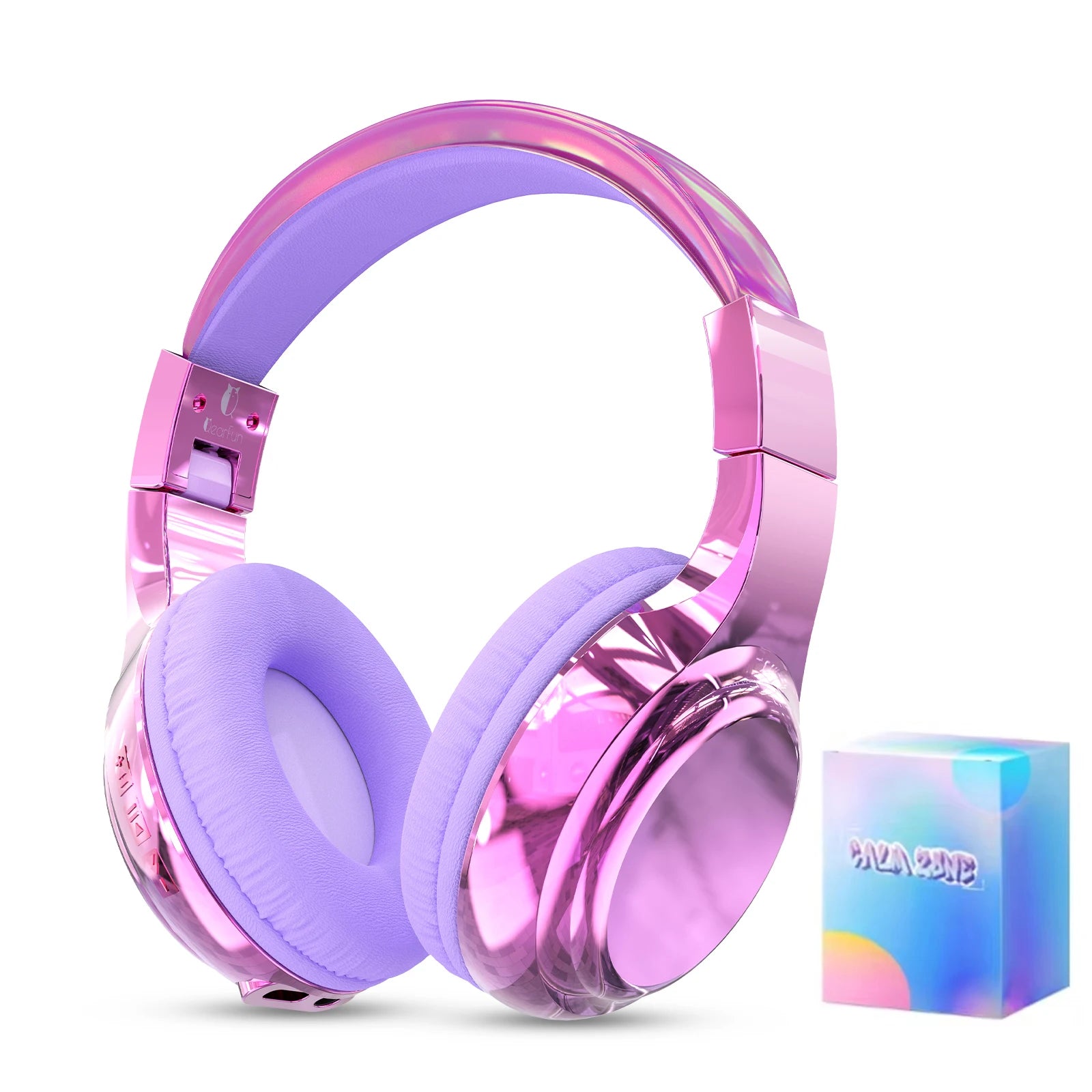 Casque Audio Bluetooth Brillant pour Enfants - Idée Cadeau Noël / Glossy Bluetooth Headphones For Kids Girls Wireless Stereo Headset