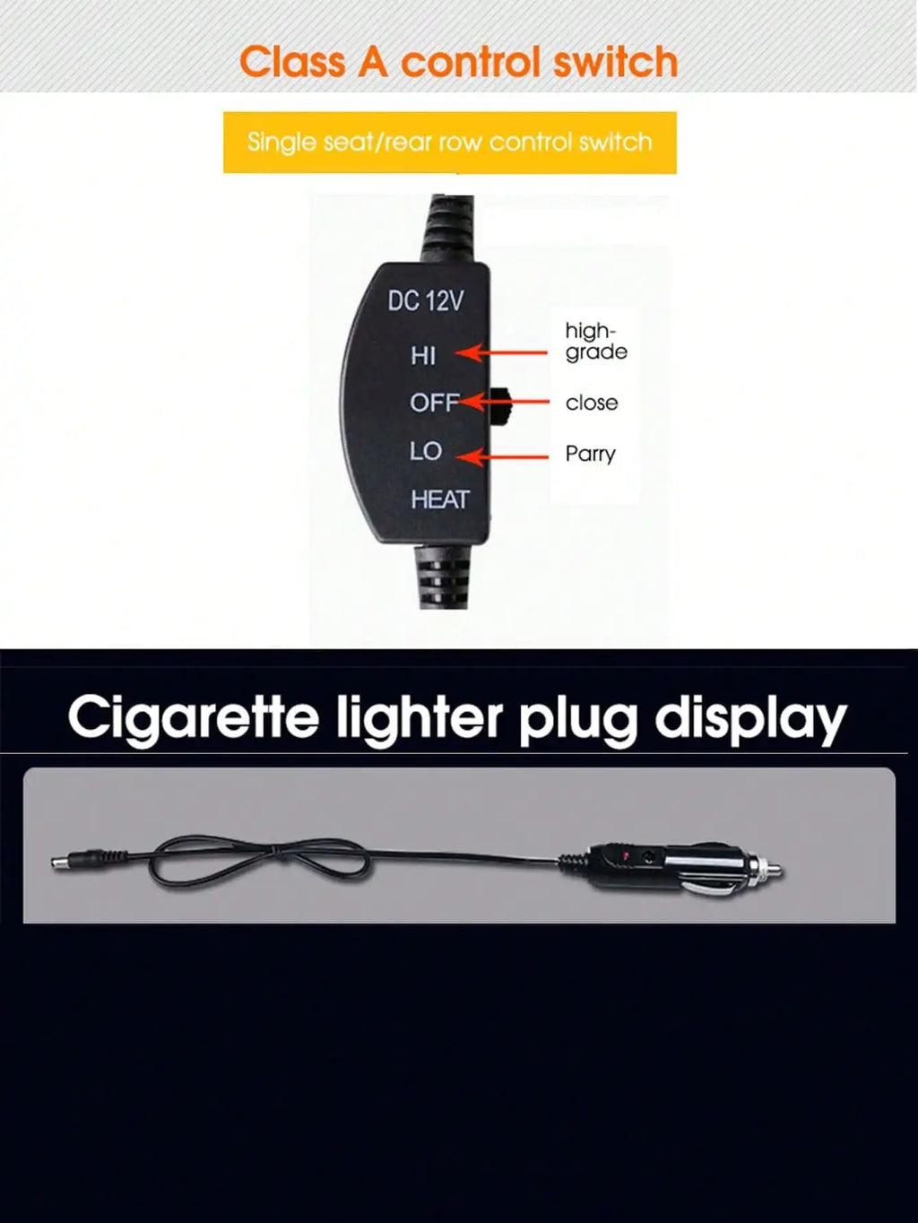 Coussin Chauffant Voiture 12V Électrique - Modification Siège Chaleur Rapide