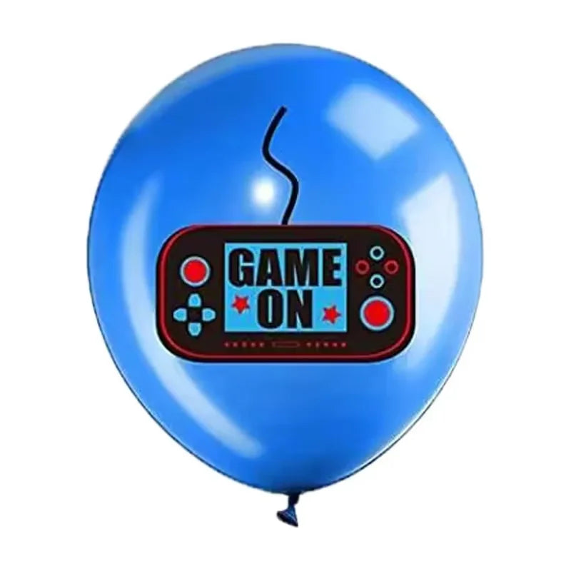 Ballons Jeux Vidéo Game On 10pcs - Thème Gamer Manette Anniversaire Garçons
