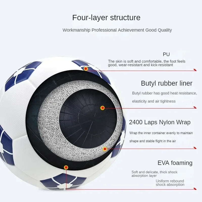 Ballon Football BLUE LOCK Isagi Yoichi Taille 5 - PU Sans Couture Anime Entraînement