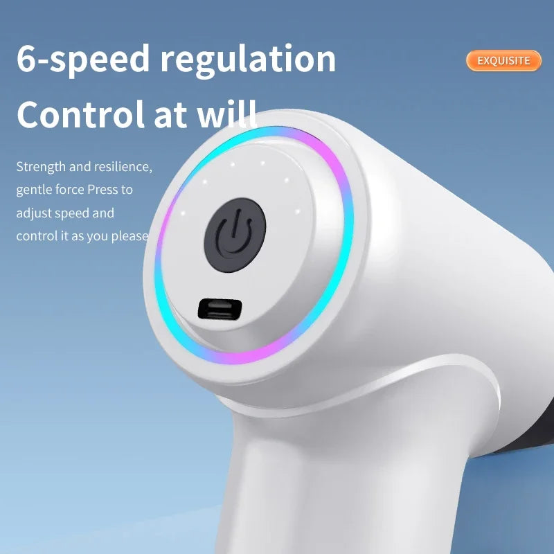 Pistolet Massage Musculaire MUKASI - Poignée Détachable Tissus Profonds