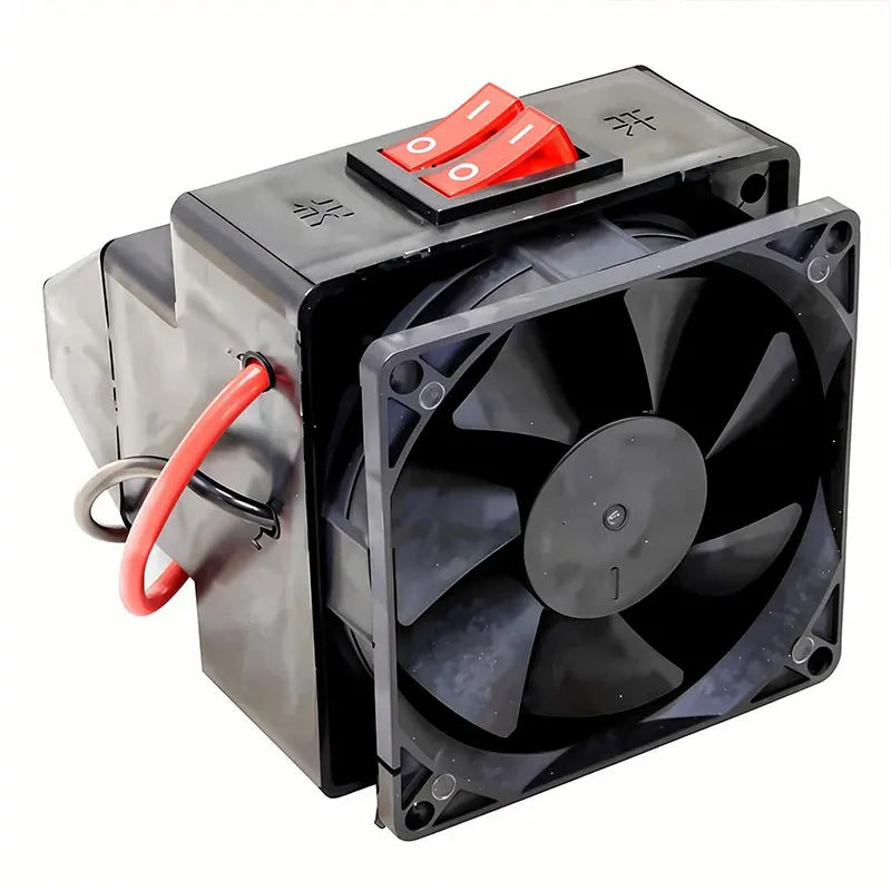 Chauffage Voiture 12V/24V Portable - Dégivreur Déembueur Pare-Brise Bus Camion