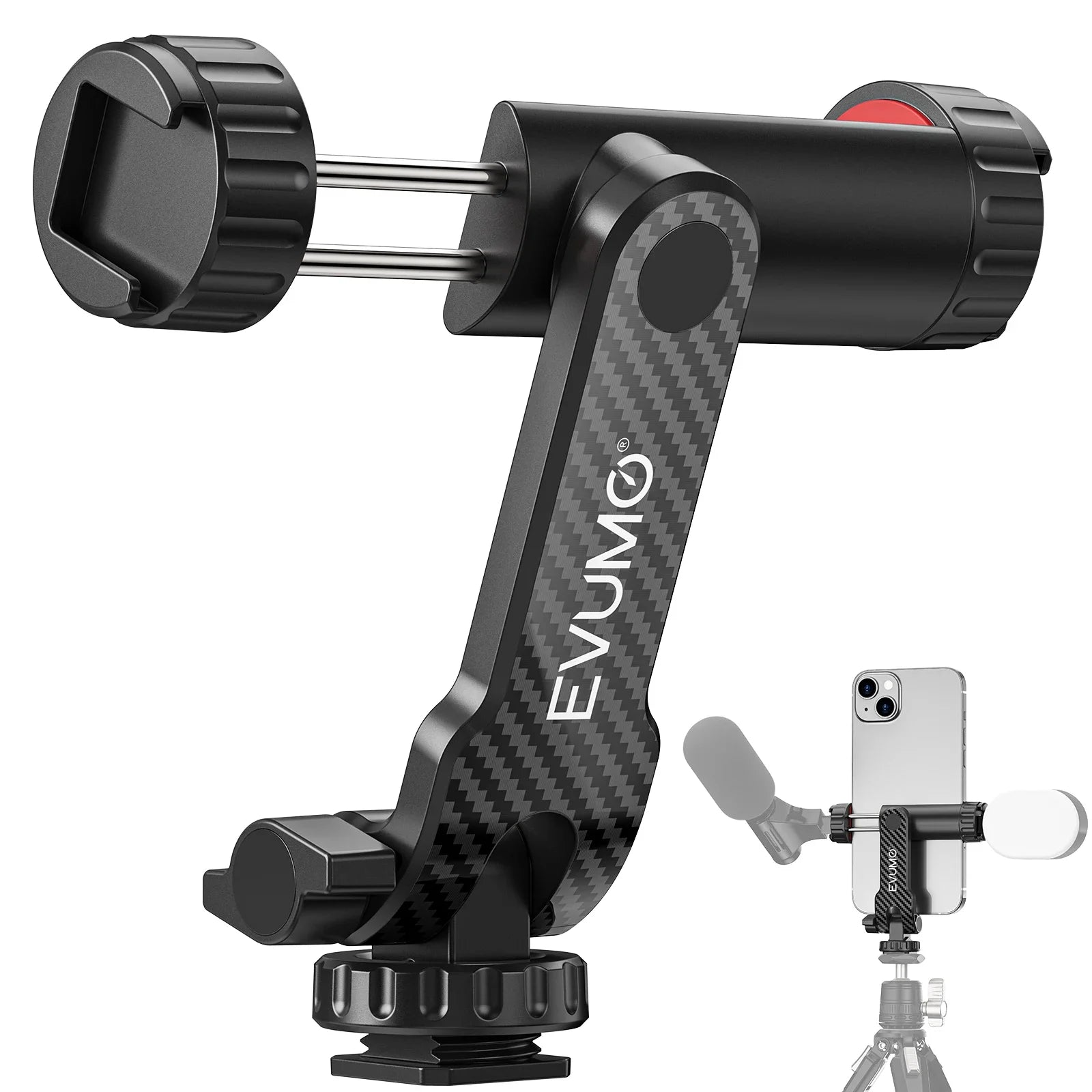 Support Téléphone Pivotant Portable - Accessoire Universel /EVUMO Portable Swivel Phone Clip Multi-function Phone Accessories