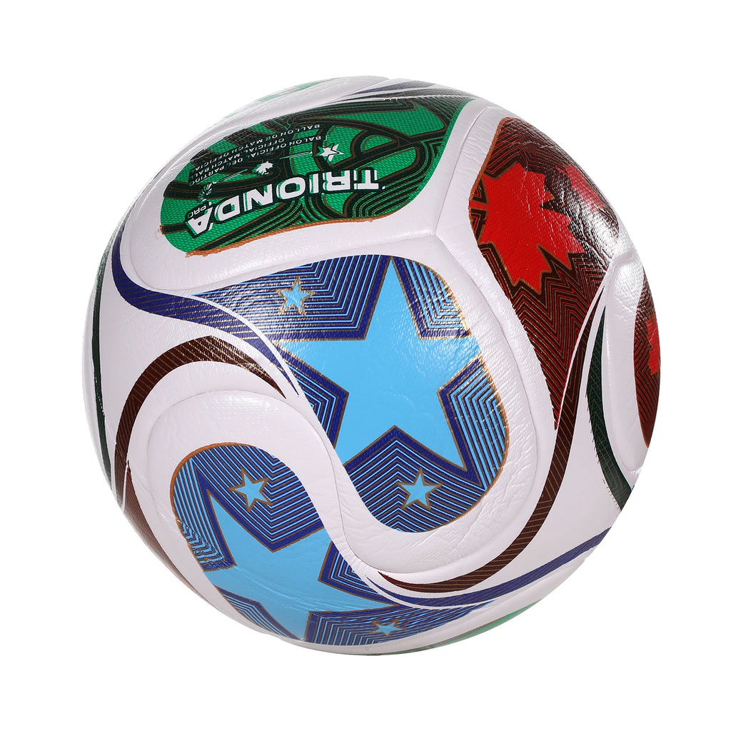 Ballon Football 2026 Taille 5 Officiel PU - Sans Couture Match Entraînement