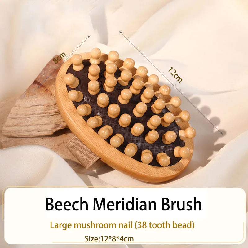 Masseur Dos Manuel - Brossage Méridiens Corps Entier Abdomen Jambes