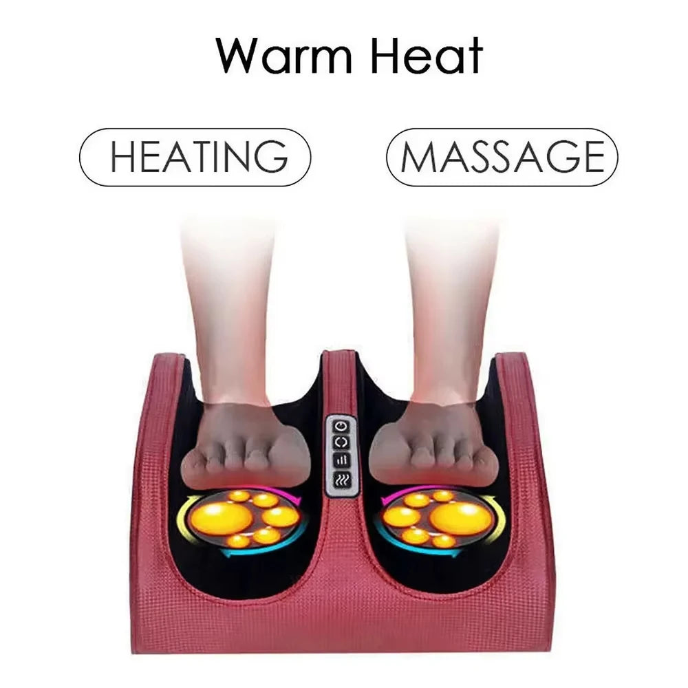 Masseur Pieds Électrique Chauffant - Thérapie Shiatsu Compression Relaxation