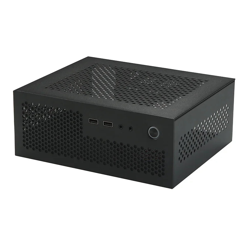 Boîtier ITX A09 3.8L Mini PC HTPC - Support PCIe SSD 2.5'' Portable