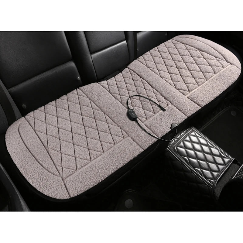 Coussin Chauffant Voiture 12V Universel - Housse Siège Avant/Arrière Hiver