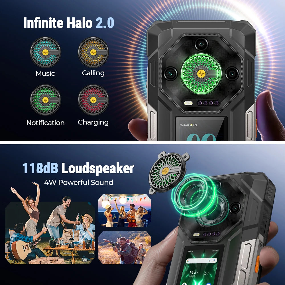 Smartphone Ulefone Armor 33 Pro 5G Rugged - Batterie 25500mAh 512GB NFC