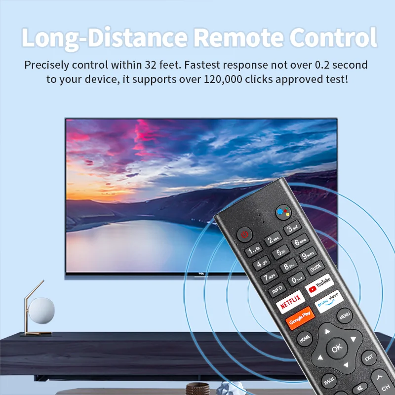 Télécommande IR Universelle Android Smart TV - Compatible Antteq TuTu RCA