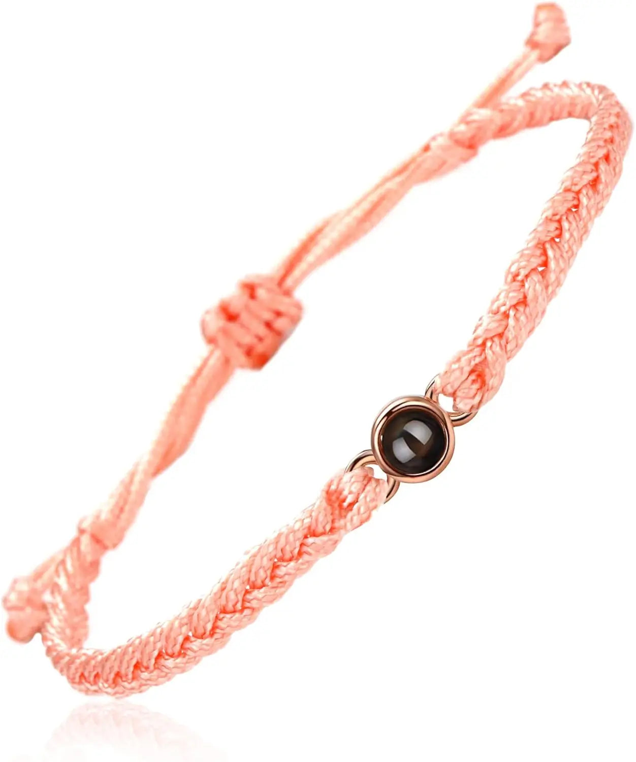 Bracelet Photo Personnalisé Intérieur - Homme Femme Identification Mémorial