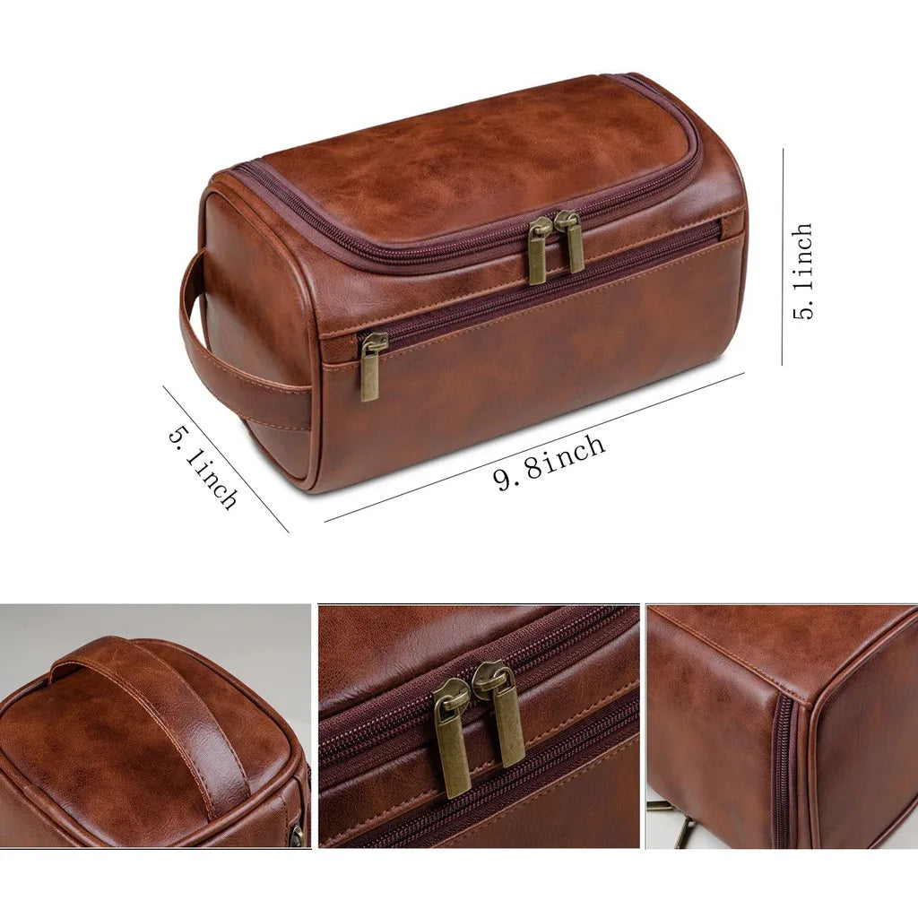 Trousse Maquillage Personnalisée Gravure Nom Waterproof - Cuir PU Voyage