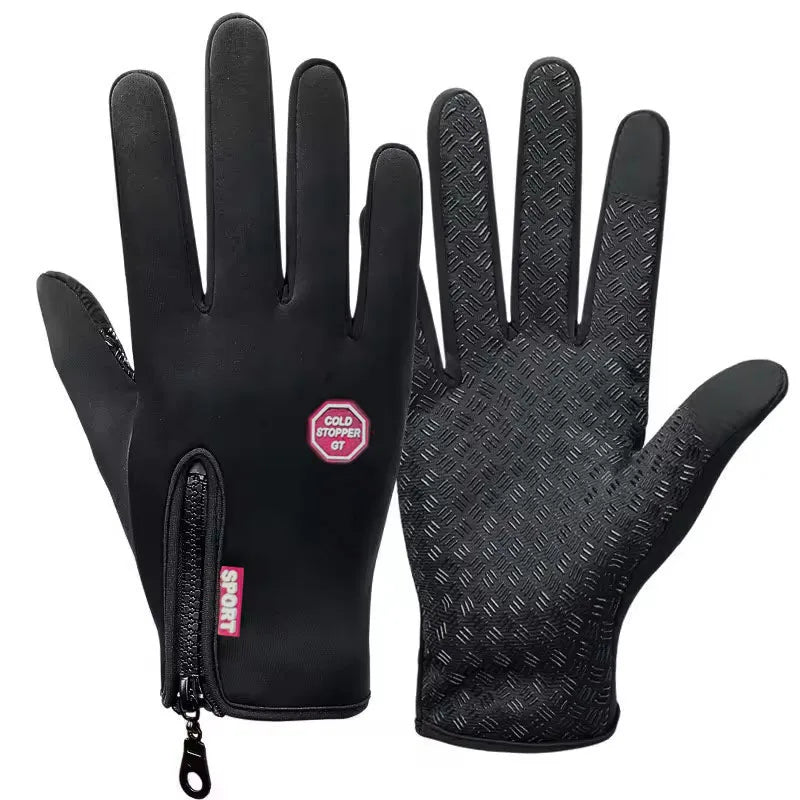 Gants Tactiles Hiver Imperméables Homme Femme - Chauds Coupe-Vent Antidérapants