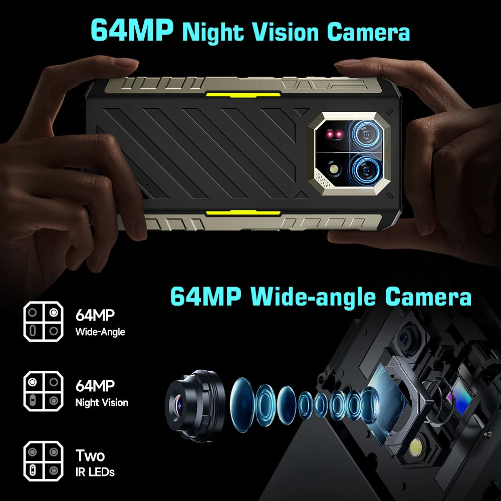 Smartphone Ulefone Armor 22 Android 14 - Rugged 16GB RAM 256GB 6600mAh