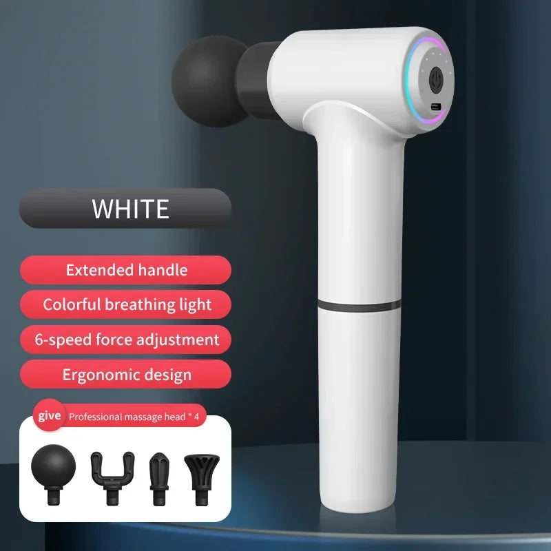 Pistolet Massage Musculaire MUKASI - Poignée Détachable Tissus Profonds