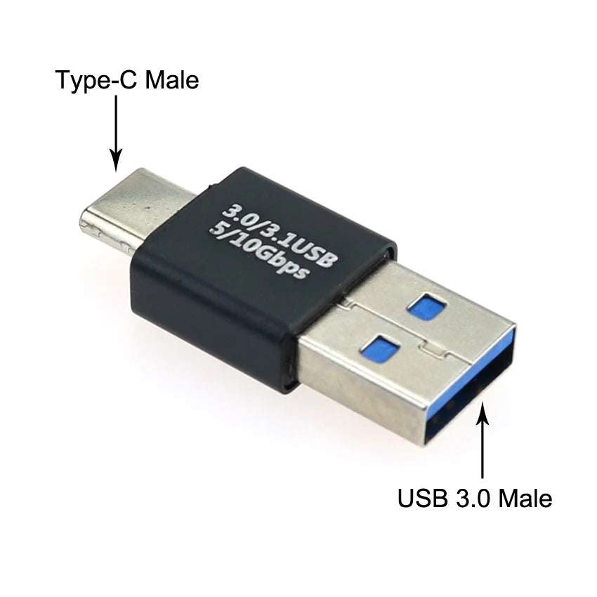 Adaptateur USB 3.0 vers Type-C OTG Mâle-Femelle - Convertisseur SSD HDD Extension