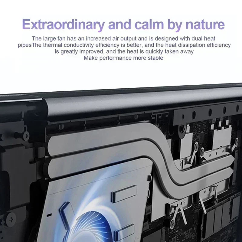 Laptop Gamer 15.6'' Ultra Slim Intel N3700 16GB RAM 2TB SSD Windows 11 Pro