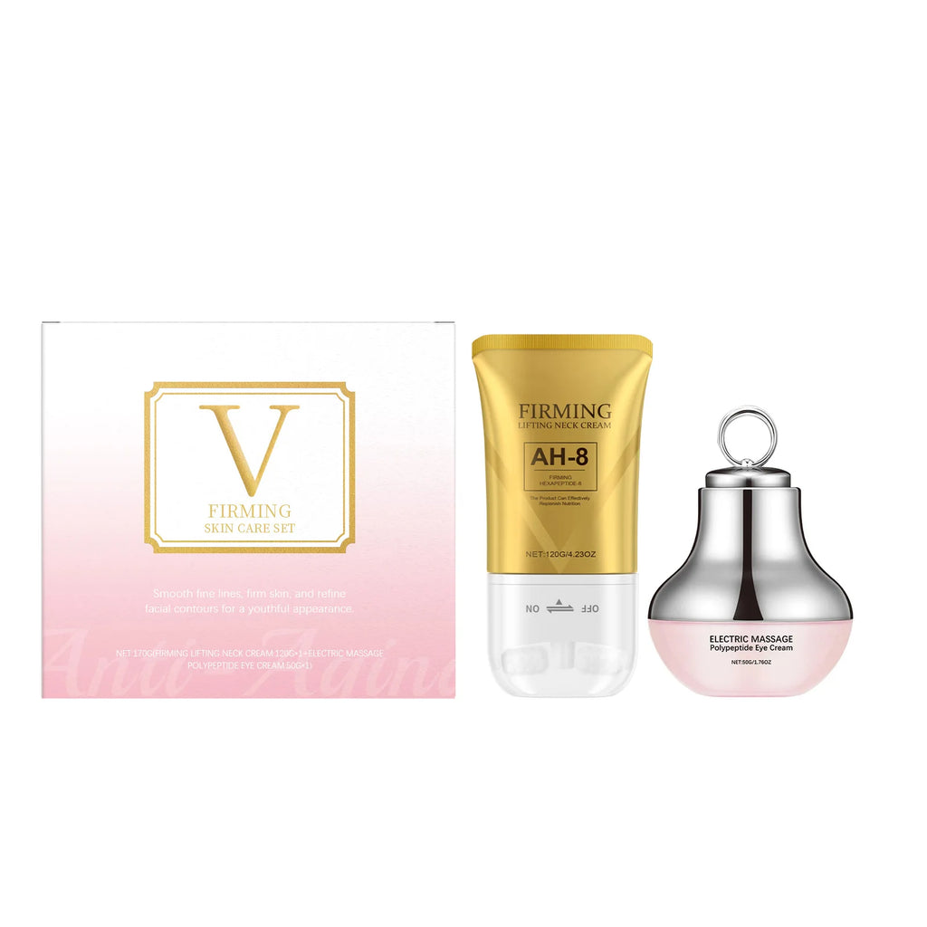 Crème Raffermissante Cou AH-8 - Anti-Âge Polypeptide Massage Électrique