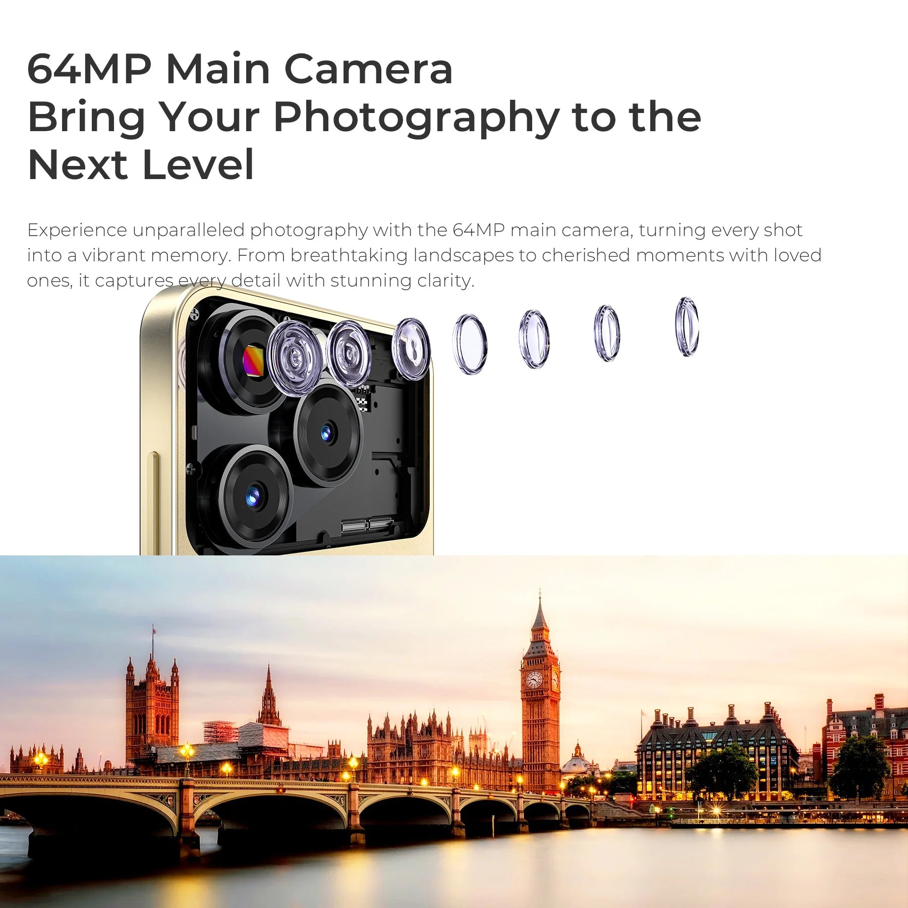 Smartphone OUKITEL C69 Android 15 - Écran 7.2" 24GB RAM 256GB 6000mAh