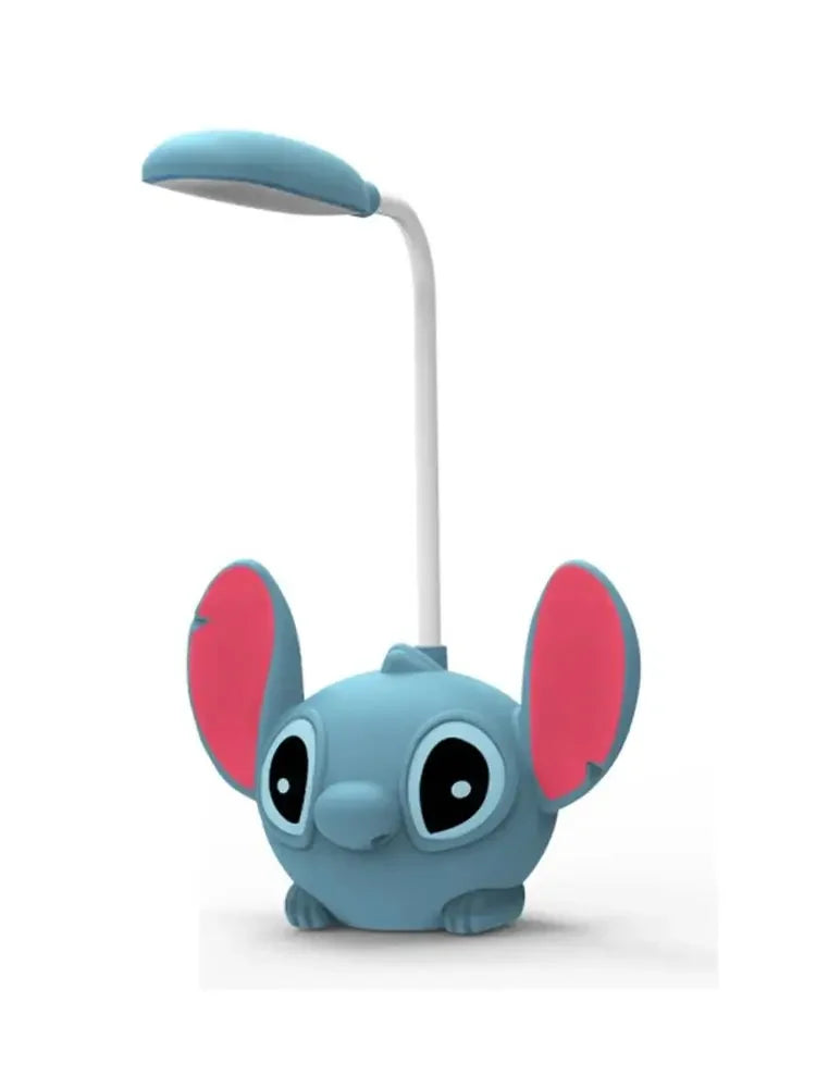 Lampe Bureau LED Lilo & Stitch Taille-Crayon - Pliable USB Rechargeable Cadeau
