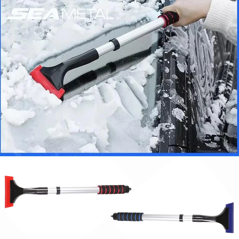 Grattoir Glace Télescopique SEAMETAL - Pelle Neige Extensible Dégivrage Hiver