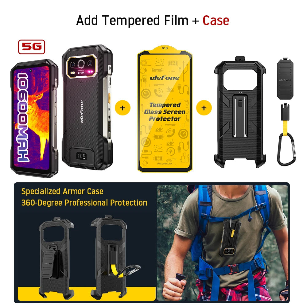 Smartphone Ulefone Armor 27T Pro 5G - Rugged 10600mAh 50MP 24GB+256GB