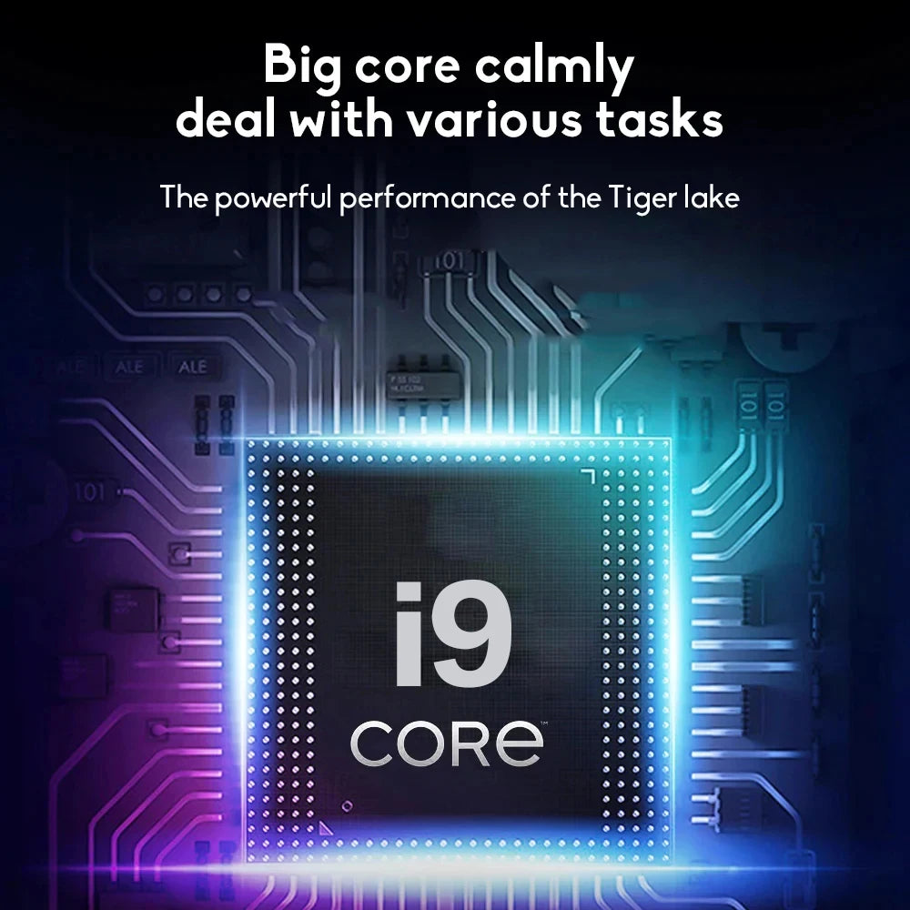 Laptop Core i9-9900U 16GB RAM 1/2TB SSD 14.1'' Windows 11 Pro - Gaming Bureau