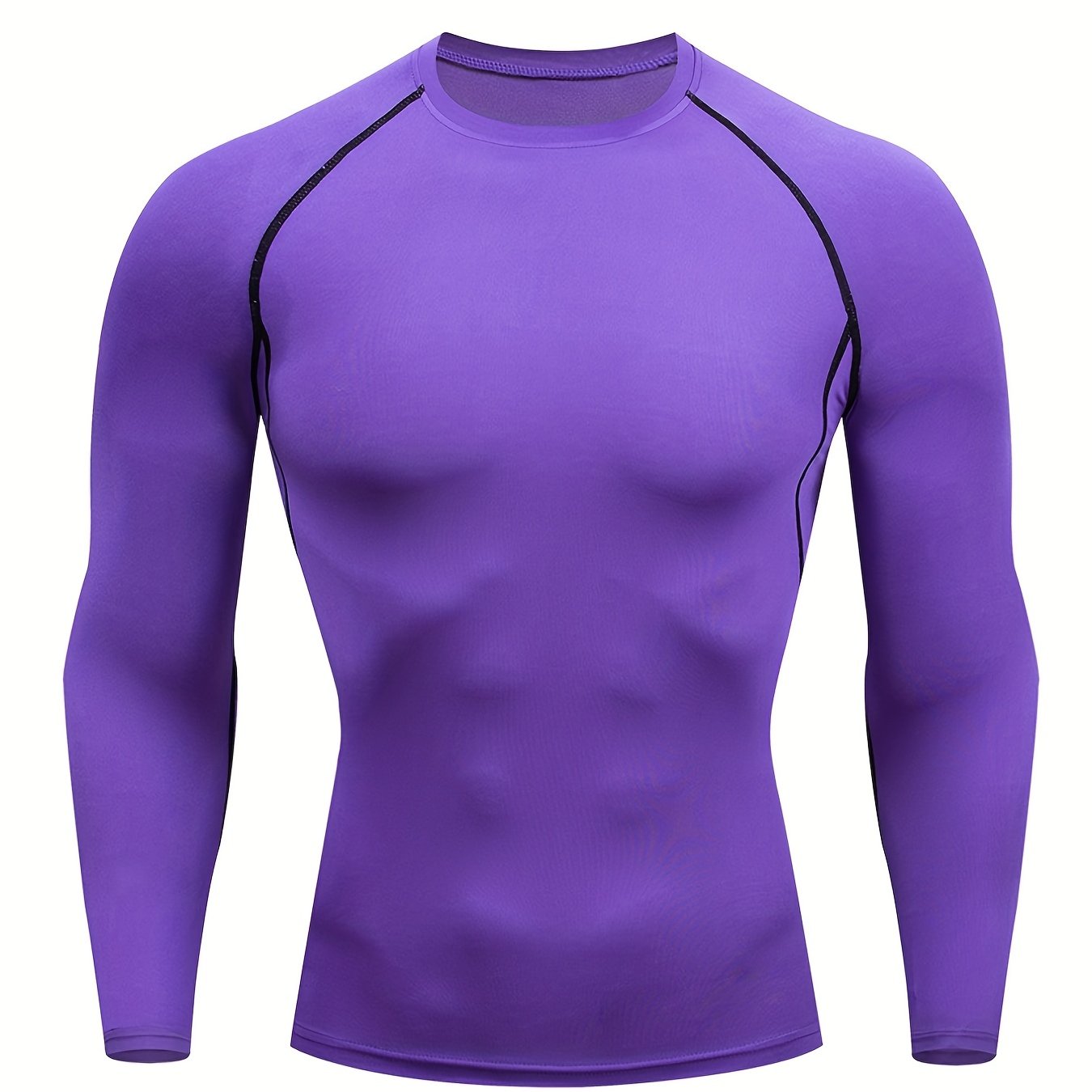 T-Shirt Fitness Homme PRO Séchage Rapide - Manches Longues Extensible Running