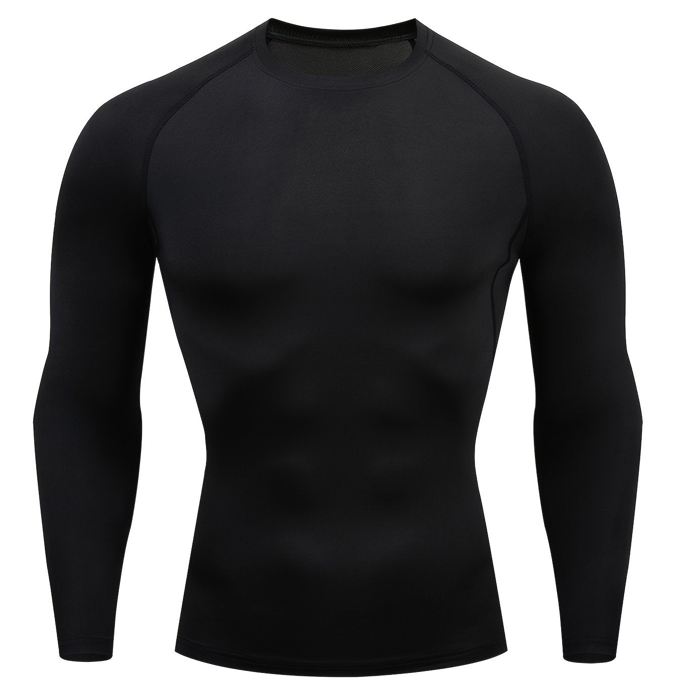T-Shirt Fitness Homme PRO Séchage Rapide - Manches Longues Extensible Running