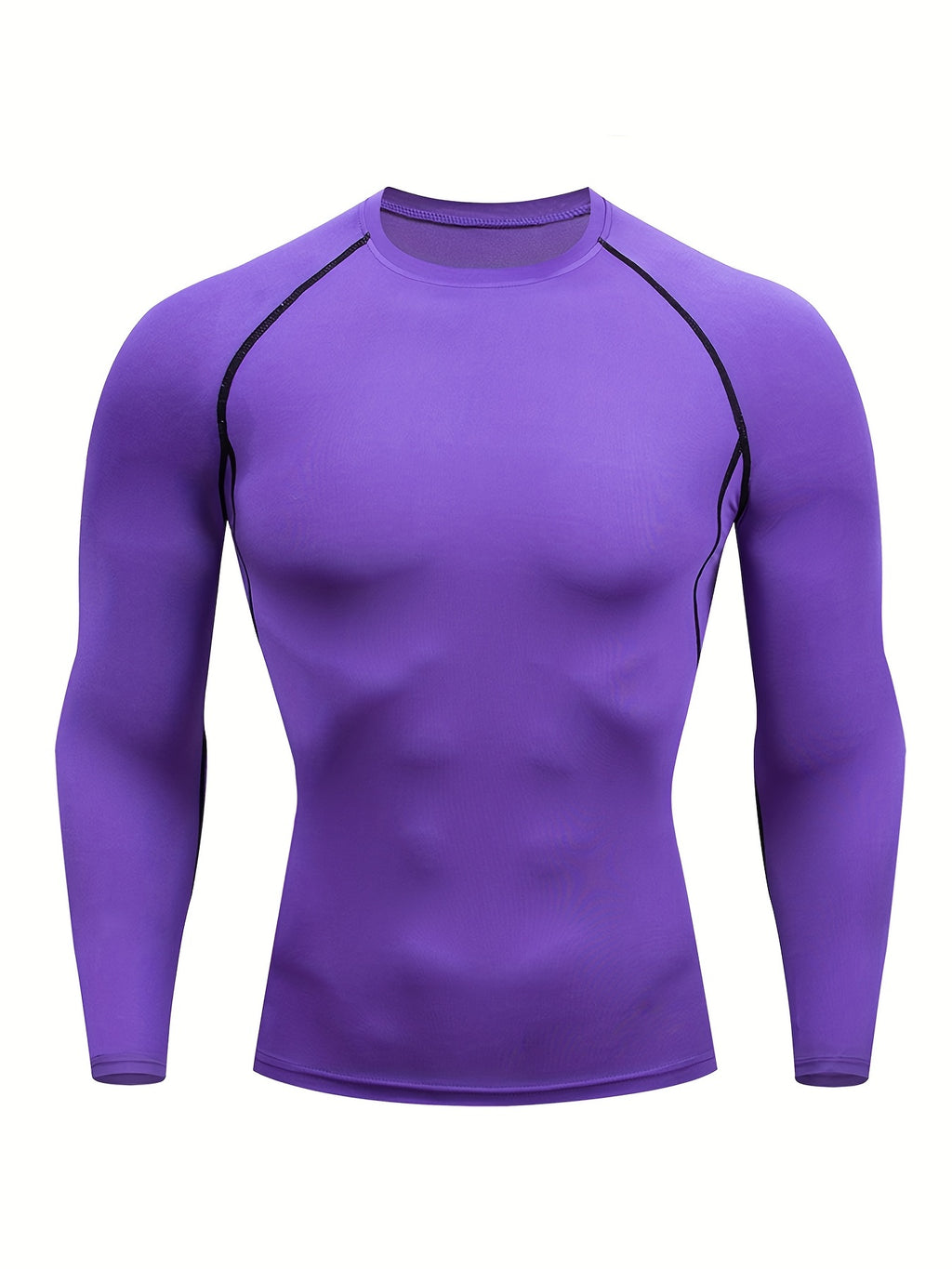 T-Shirt Fitness Homme PRO Séchage Rapide - Manches Longues Extensible Running