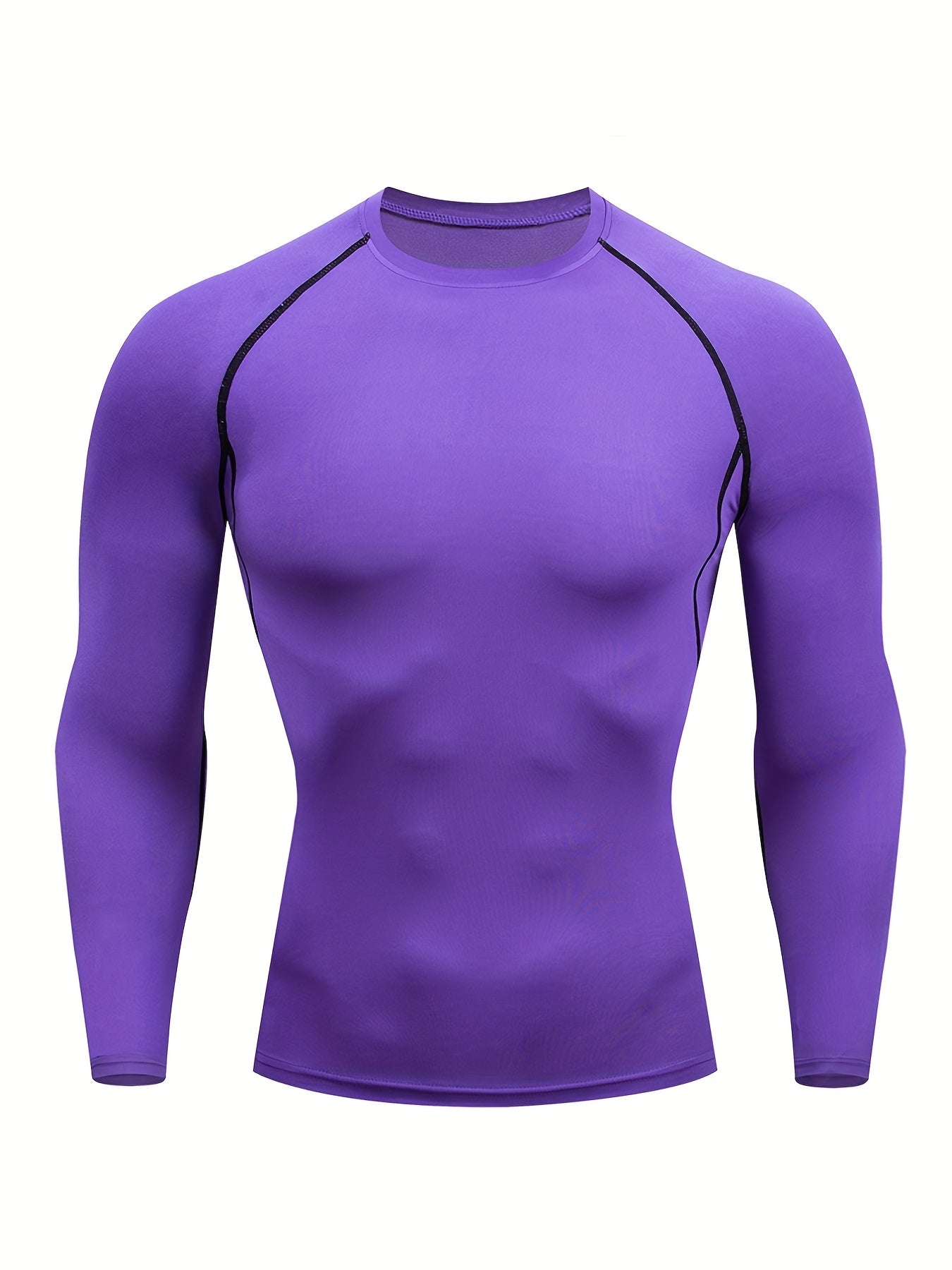 T-Shirt Fitness Homme PRO Séchage Rapide - Manches Longues Extensible Running