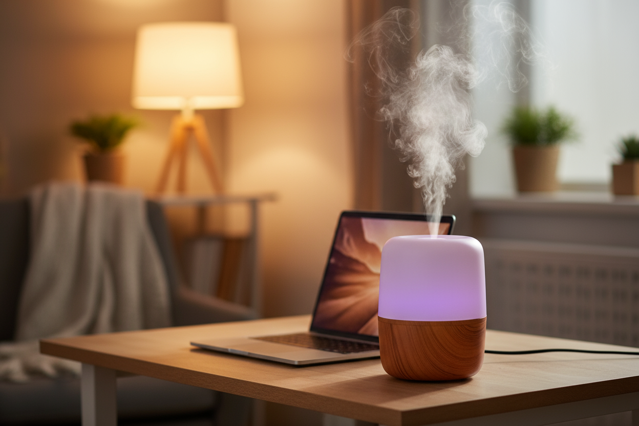 Humidificateur ambiance bureau