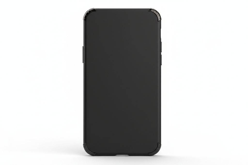 Étui noir premium vue de face